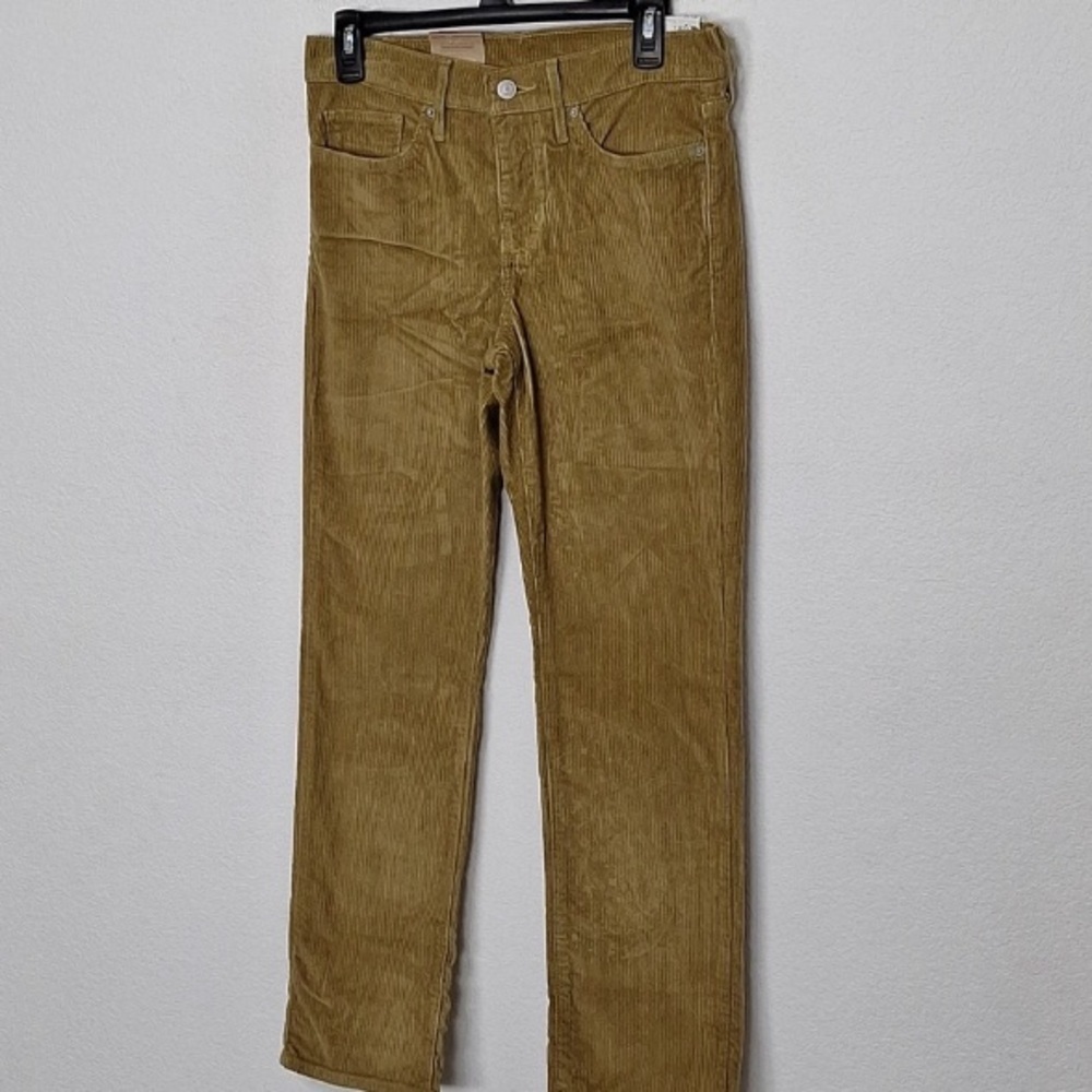 Levi's "NEW" Tan Low Pro Y2K Retro Straight Leg Corduroy Pants Size 29 x 30